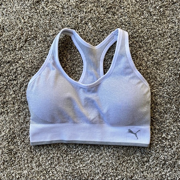Puma racerback sports bra size M seamless padded - Picture 9 of 12